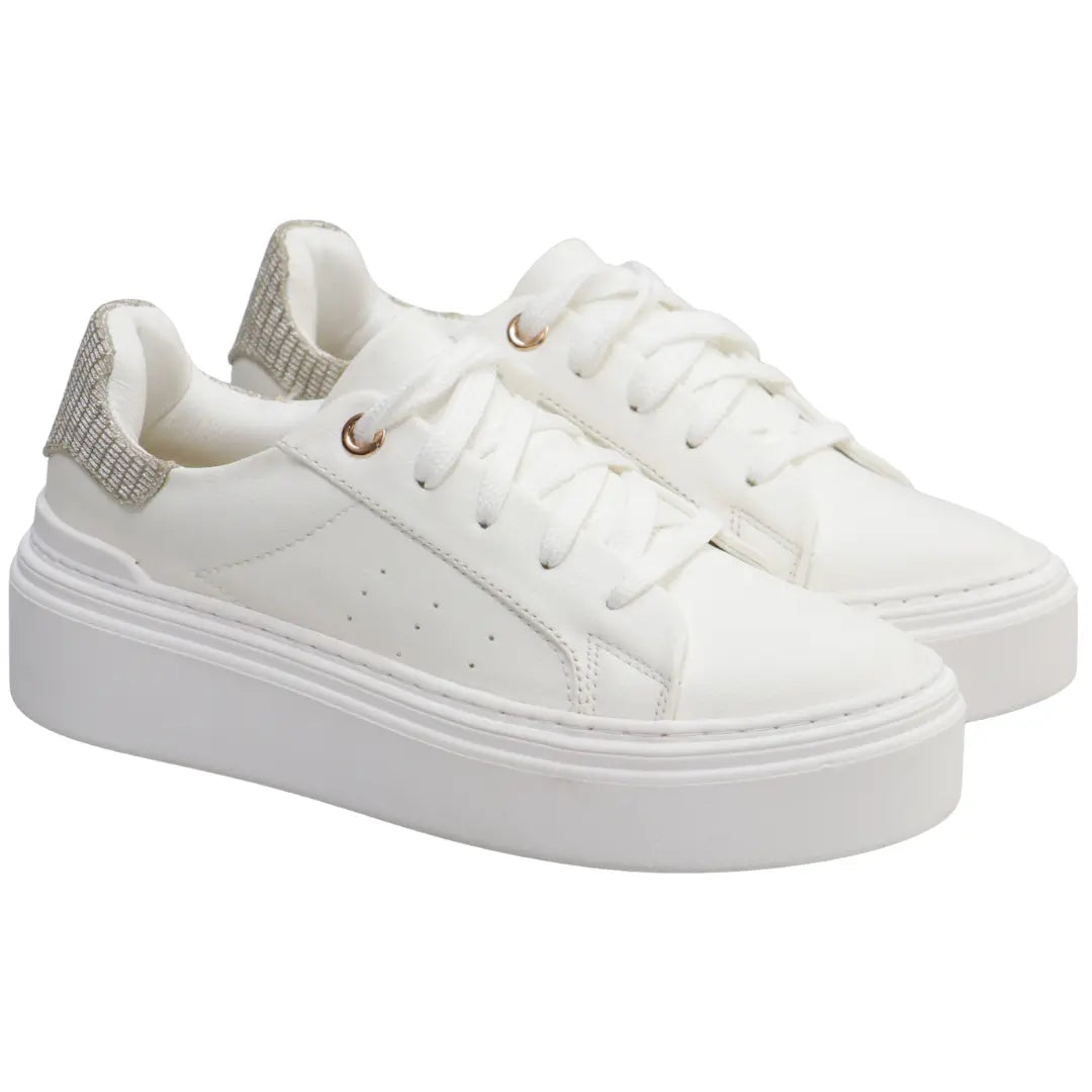 Tenis Deportivo Blancos – Camina con comodidad  mientras te ves impecable