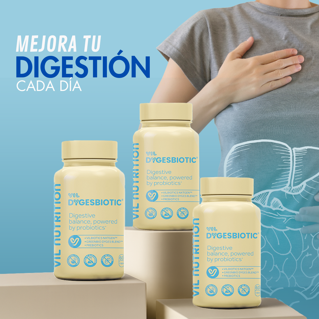 VIL DYGEST BIOTIC™ – El probiótico que reconecta tu intestino con tu cerebro para una digestión automática